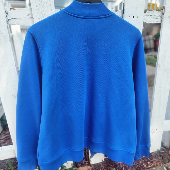 Blair Sweatshirt Fleece Lined Blue Zip-Up Jacket size Women's Large EUC - Picture 5 of 6